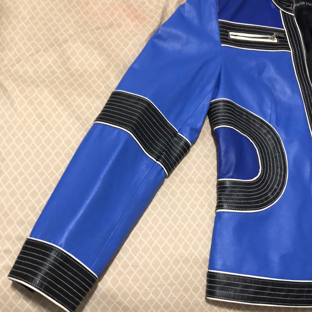 Leather Racer Jacker - Picture 2 of 5